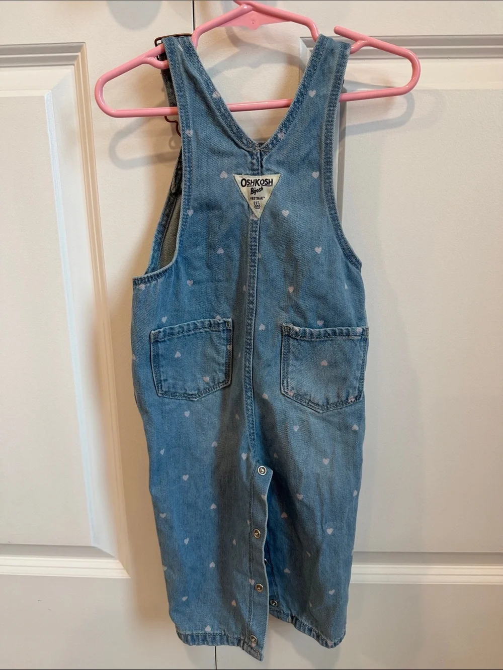 Baby girl Jean overalls